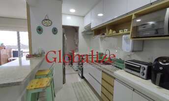 Imagem 7: APARTAMENTO COM 2 DORMITÓRIOS COM 1 VAGA DE GARAGEM DEMARCADA NO BAIRRO MARAPÉ EM SANTOS P