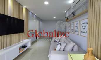 Imagem 2: APARTAMENTO COM 2 DORMITÓRIOS COM 1 VAGA DE GARAGEM DEMARCADA NO BAIRRO MARAPÉ EM SANTOS P