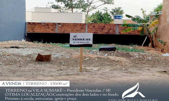 Imagem: TERRENO NA VILA SUMARÉ EM PRESIDENTE VENCESLAU-SP