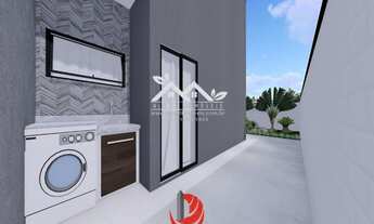 Imagem 2: Sobrados em construção na Vila Lavínia com entrada facilitada