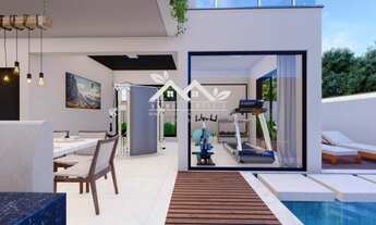 Imagem 7: Casa em construção a venda com 4 suites e piscina no Condomínio Mosaico Essence em Mogi da