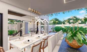 Imagem 6: Casa em construção a venda com 4 suites e piscina no Condomínio Mosaico Essence em Mogi da