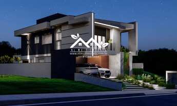 Imagem 2: Casa em construção a venda com 4 suites e piscina no Condomínio Mosaico Essence em Mogi da