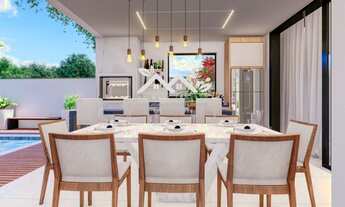 Imagem 4: Casa em construção a venda com 4 suites e piscina no Condomínio Mosaico Essence em Mogi da