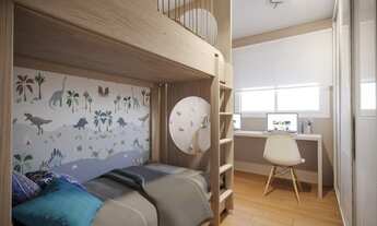 Imagem 4: 2 dormitórios, 1 suítes, 2 banheiro, 1 vaga na garagem, 56M² de Área Construída