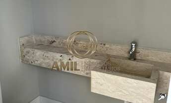 Imagem 7: RA AMIL Vende Sobrado Novo de 3 Dormitórios, 1 Suíte, com Piscina, no Condomínio Terras do