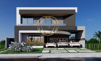 Imagem 1: Sobrado de altíssimo padrão em construção / 05 dormitórios com suite / Condomínio Residenc