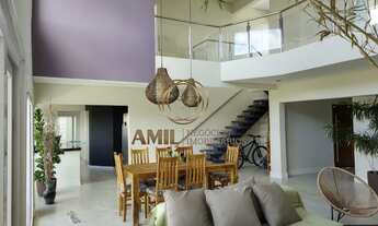 Imagem 2: RA AMIL VENDE SOBRADO ALTO PADRÃO - 3 DORMITÓRIOS SENDO 1 SUÍTE - PISCINA - CONDOMÍNIO LAD