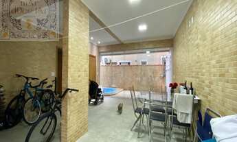 Imagem 5: Casa com 4 dormitórios piscina churrasqueira lazer completo - Marapé - Santos/SP