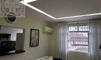 Imagem 2: Apartamento com 2 dormitórios porteira fechada - Macuco - Santos/SP