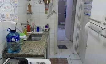 Imagem 4: Venda Apartamento Sala Living Santo SP - mAr dOce lAr em andar alto no edifício Genebra na