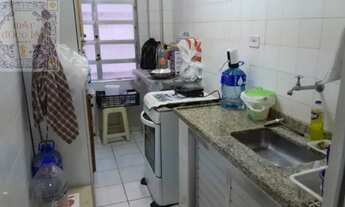 Imagem 5: Venda Apartamento Sala Living Santo SP - mAr dOce lAr em andar alto no edifício Genebra na