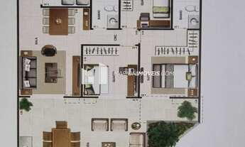 Imagem 3: Apartamento à venda no Recreio dos Bandeirantes, Rio de Janeiro, 3 quartos(1 suíte), sala