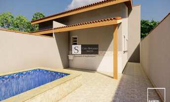 Imagem 5: Casa com piscina em Mongagua no bairro Plataforma 2dorm com 1 suite - Aceita Financiamento