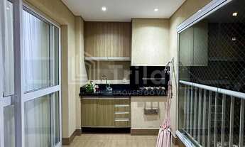 Imagem 3: Apartamento com 3 suítes e varanda gourmet em condomínio clube com 3 vagas de garagem