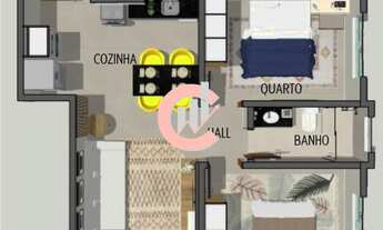 Imagem 5: Apartamento 2 quartos Jardim das Oliveiras, 63 m² R$ 220mil