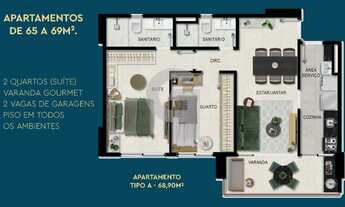 Imagem 7: 2/4 com suíte e 2 garagens no Rise Caminho das Árvores