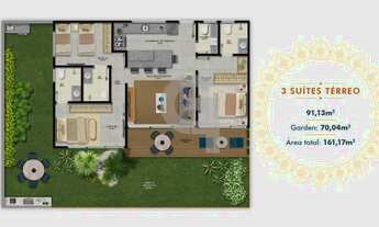 Imagem 4: Seu amplo village com 3/4 sendo 2 suítes no Banzai Itacimirim