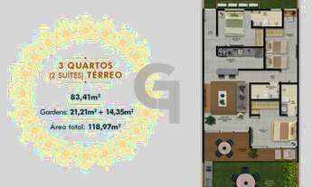 Imagem 3: Seu amplo village com 3/4 sendo 2 suítes no Banzai Itacimirim