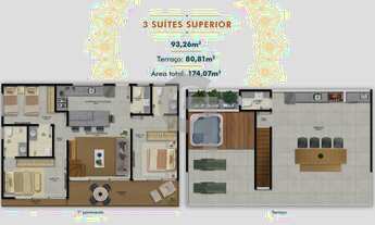 Imagem 5: Seu amplo village com 3/4 sendo 2 suítes no Banzai Itacimirim