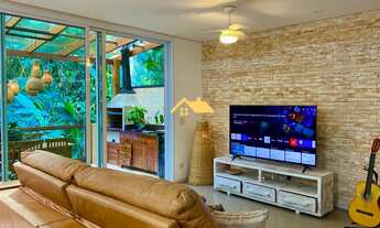 Imagem 2: Casa de luxo em condomínio à venda em Juquehy, São Sebastião-SP: 4 quartos, 4 suítes, 3 sa