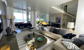 Imagem 2: Sobrado Frente ao Mar em Juquehy, Temporada - Casa 5 quartos, 5 suítes, 3 salas, 5 banheir