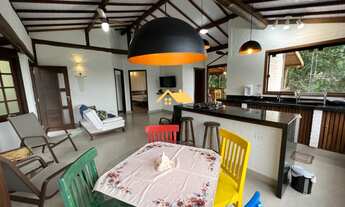 Imagem 6: Casa com vista em condomínio em Juquehy, São Sebastião-SP: 2 quartos, 2 suítes, 2 salas