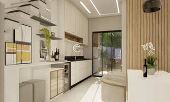 Imagem 2: Moderno Sobrado com 3 dormitórios, 1 suíte com closet, piscina, lavabo, escritório, área g