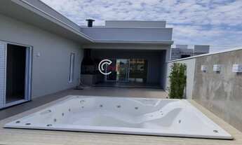 Imagem 5: Casa com 3 suítes, 1 closet, escritório, SPA, área gourmet com churrasqueira, depósito, 4