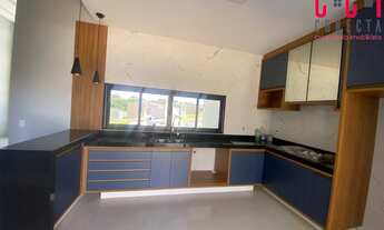 Imagem 2: Casa com 150 m2, 3 suítes, lavabo, espaço gourmet com churrasqueira, ofurô, 4 vagas de gar