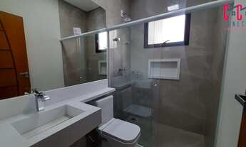 Imagem 6: Casa com 146 m2, 3 suítes sendo 1 com closet, espaço gourmet com churrasqueira, 3 vagas de