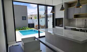 Imagem 5: Casa com 3 suítes, sendo 1 master, 182 m2, piscina, 4 vagas de garagem, espaço gourmet com