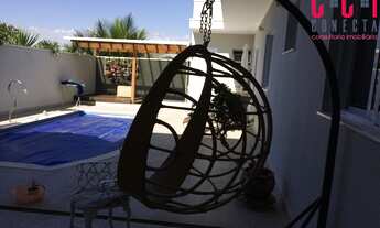 Imagem 3: Casa com 3 suítes, 218 m2, piscina, espaço gourmet com churrasqueira, ar condicionado, móv