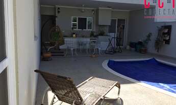 Imagem 7: Casa com 3 suítes, 218 m2, piscina, espaço gourmet com churrasqueira, ar condicionado, móv