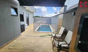 Imagem 5: Casa com 3 dormitórios, 1 suíte, 145 m2, espaço gourmet com churrasqueira, móveis planejad