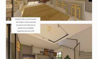 Imagem 4: Sobrado moderno com duas suítes e espaço integrado no Parque Garopaba Sul