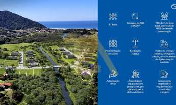 Imagem 6: O Reserva Siriú é um loteamento exclusivo localizado no bairro Siriú, em Garopaba, Santa C