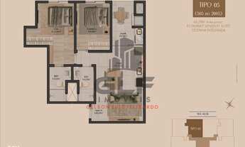 Imagem 3: Apto a venda em itapema Bairro Morretes, Entrega em Dezembro/26, área de 69,37m² privativo