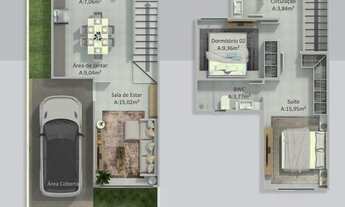 Imagem 6: Casa Pronta em Balneário Camboriú, com 141,00m²área privativa, com 3 dormitórios sendo 1 s