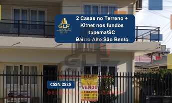 Imagem: 2 Casas no Terreno Kitnet nos fundos na