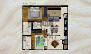 Imagem 3: Apartamento em Construção em Porto Belo/SC Bairro Perequê, com 113,44m² área privativa, s