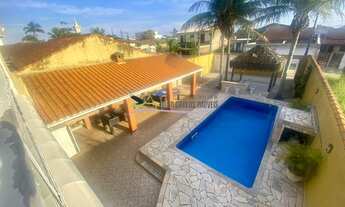 Imagem 2: Edícula assobradada com piscina, gourmet e salão de jogos - Bopiranga - 1.100m da praia