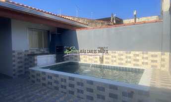 Imagem 4: Casa térrea com piscina e churrasqueira no Nova Itanhaém - 2 dormitórios (1 suíte), 2 vaga