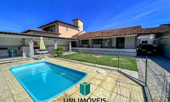 Imagem: Casa linear com 4 suítes, lazer privativo