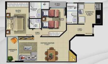 Imagem 4: Residencial Gabriella Almeida 02 e 03 quartos a venda na Praia do Morro - Guarapari