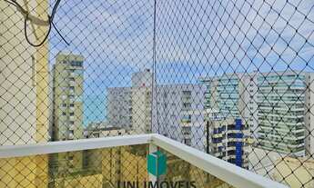 Imagem 2: Oportunidade! Apto com vista lateral para o mar e prédio com área de lazer completa na qua