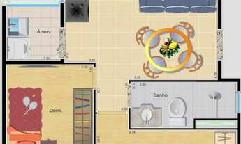 Imagem 7: Apartamento com 50m² a venda na Vila Formosa por apenas R$ 300.000,00