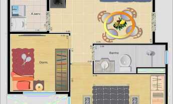 Imagem 5: Apartamento com 40m² a venda na Vila Formosa por apenas R$ 275.000,00