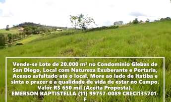 Imagem 7: Lote de 20.000 m² à Venda no Glebas de San Diego em Itatiba SP