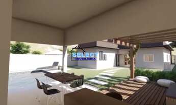 Imagem 7: Casa térrea com 3 quartos suítes closet escritório piscina churrasqueira pergolado deck co